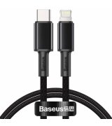 Кабель Baseus High Density Braided Type-C to Lightning PD 20W (1m) Black (CATLGD-01)
