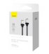 Кабель Baseus CoolPlay Series Type-C to Type-C 100W (1m) Black (CAKW000201)