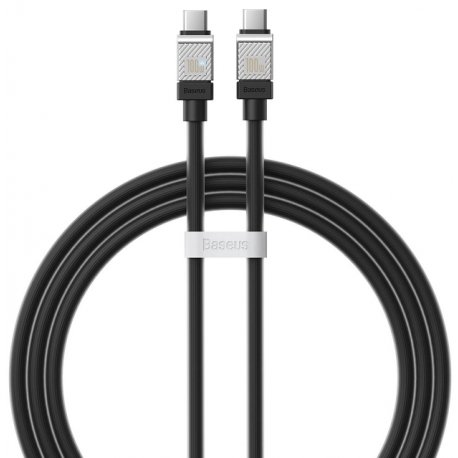 Кабель Baseus CoolPlay Series Type-C to Type-C 100W (1m) Black (CAKW000201)