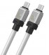 Кабель Baseus CoolPlay Series Type-C to Type-C 100W (1m) White (CAKW000202)