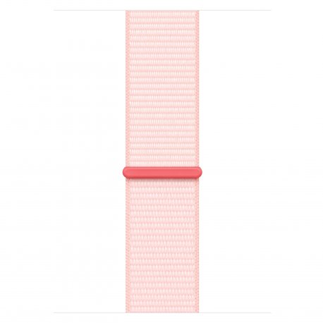 Apple Watch Series 9 45mm (GPS) Pink Aluminum Case with Light Pink Sport Loop (MR9J3)