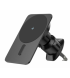 Автодержатель с БЗУ WIWU Liberator Magnetic Wireless Charger Black (Wi-Q001)