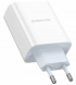 Сетевое зарядное устройство Borofone BA73A Young (2Type-C) Dual Port PD 35W White