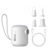 Портативний насос Baseus PocketGo Portable Air Pump White (C11157700221-00)