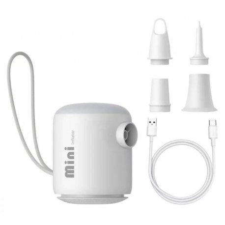 Портативний насос Baseus PocketGo Portable Air Pump White (C11157700221-00)
