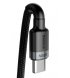 Кабель Baseus Cafule Type-C to Type-C PD 2.0 100W (2m) Gray/Black (CATKLF-ALG1)