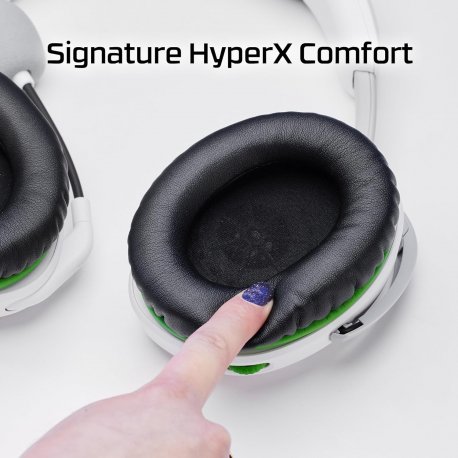Гарнiтура ігрова HyperX Cloud Stinger 2 Xbox 3.5mm White-Green (75X28AA)