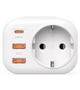 Многофункциональная розетка Proove Multifunctional Socket PD-01 EU 1AC (1Type-C 20W+2USB) (PSMF20210002)