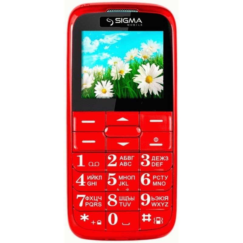 Мобильный телефон Sigma mobile Comfort 50 Slim Black-Red