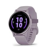 Смарт-годинник Garmin vivoactive 5 Metallic Orchid Aluminum Bezel with Orchid Case and Silicone Band (010-02862-13)
