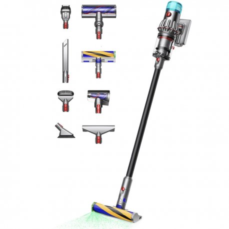 Беспроводной пылесос Dyson V12 Detect Slim Total Clean 2023 Nickel/Black (SV46) (476583-01) EU