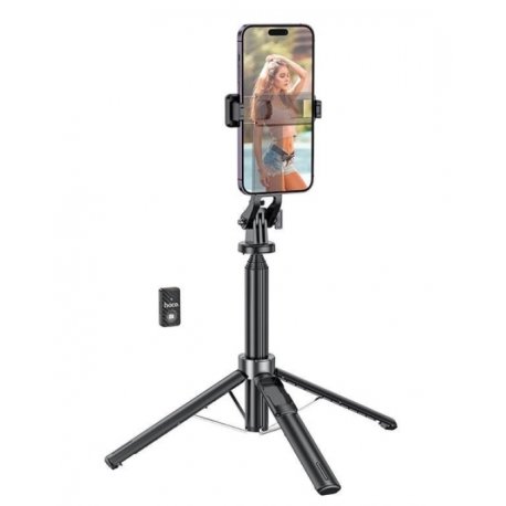 Селфі-монопод Hoco K21 2IN1 (1,37m) Black