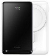 Зовнішній акумулятор Baseus PowerBank Magnetic Bracket Overseas Edition 20W 10000mAh White (PPCX000202)