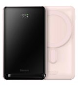Внешний аккумулятор Baseus PowerBank Magnetic Bracket Overseas Edition 20W 10000mAh Pink (PPCX000204)