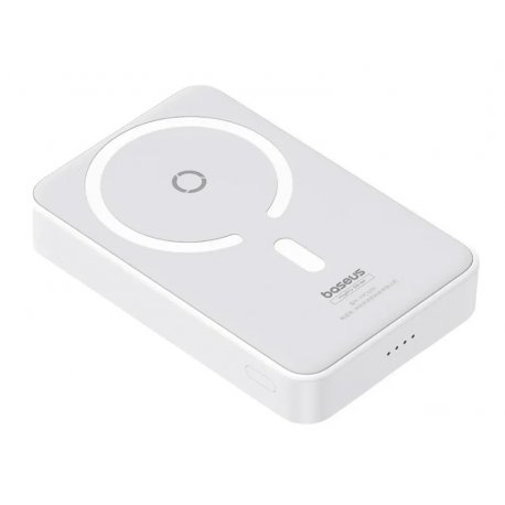 Внешний аккумулятор Baseus PowerBank MagPro Magnetic Bracket 5000mAh 20W White (P10064101223-00)