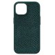 Чехол Njord Salmon Leather Case with MagSafe для iPhone 15 Pro Max Dark Green (NA54SL02)