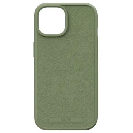 Чехол Njord Suede Case with MagSafe для iPhone 15 Pro Max Olive (NA54SU06)