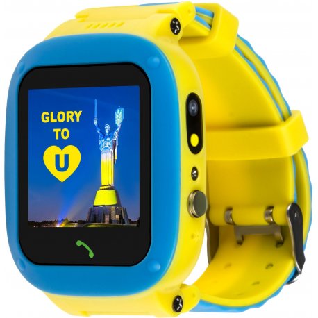 Дитячий смарт-годинник AmiGo GO004 GLORY Blue-Yellow