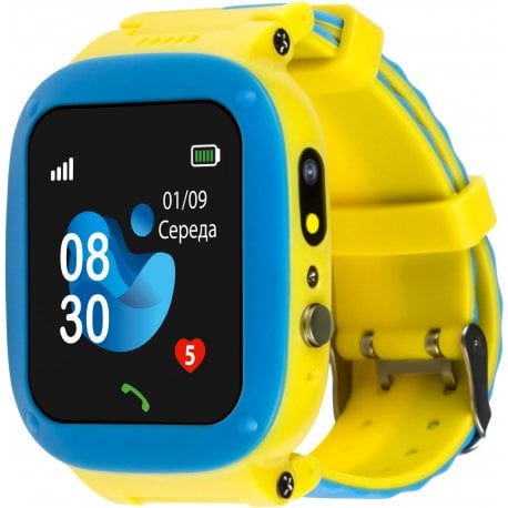Дитячий смарт-годинник AmiGo GO004 GLORY Blue-Yellow