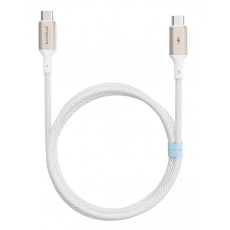 Кабель Proove Dense Metal Type-C to Type-C 60w (1m) White (CCDM60002202)