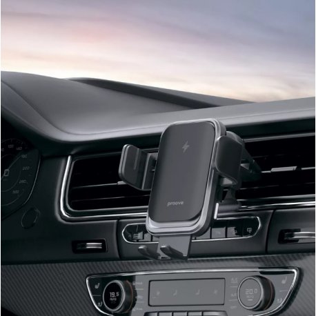 Автодержатель с БЗУ Proove Nitro Charge 15W Black (WHNC15002001)