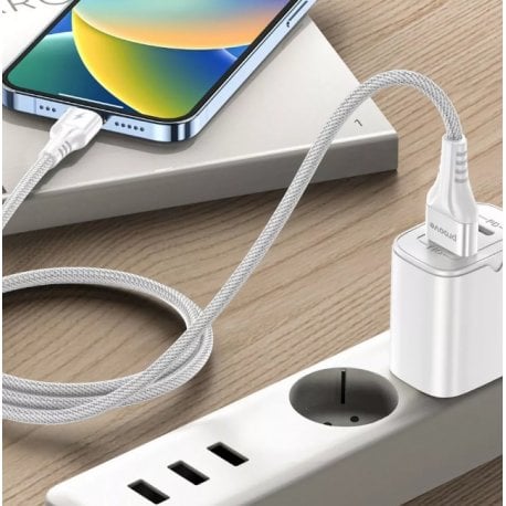 Кабель Proove Double Way Weft Micro USB 2.4A (1m) White (CCDW20001302)