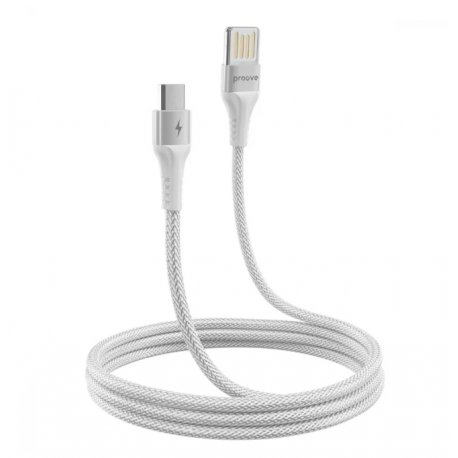 Кабель Proove Double Way Weft Micro USB 2.4A (1m) White (CCDW20001302)
