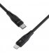 Кабель Proove Soft Silicone Type-C to Lightning 27W (1m) Black (CCSO27002101)