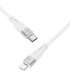 Кабель Proove Soft Silicone Type-C to Lightning 27W (1m) White (CCSO27002102)