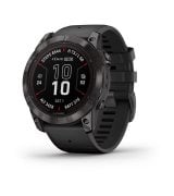 Смарт-годинник Garmin fenix 7X Pro Sapphire Solar Carbon Grey DLC Titanium with Black Band (010-02778-11/10) EU