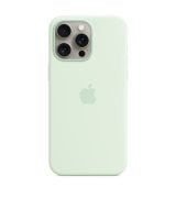 Чохол Apple iPhone 15 Pro Max Silicone Case with MagSafe Soft Mint (MWNQ3)