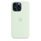 Чохол Apple iPhone 15 Pro Max Silicone Case with MagSafe Soft Mint (MWNQ3)