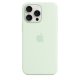 Чохол Apple iPhone 15 Pro Max Silicone Case with MagSafe Soft Mint (MWNQ3)