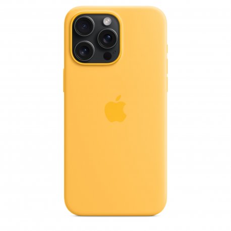 Чехол Apple iPhone 15 Pro Max Silicone Case with MagSafe Sunshine (MWNP3)