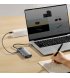 HUB Baseus Metal Gleam Multifunctional 7-in-1 (Type-C to HDMI+3xUSB3.0+PD+VGA+RJ45) Grey (WKWG040013)