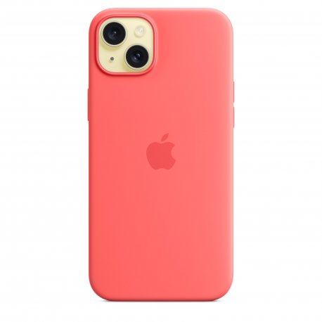Чехол Apple iPhone 15 Plus Silicone Case with MagSafe Guava (MT163)