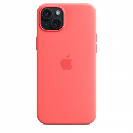 Чехол Apple iPhone 15 Plus Silicone Case with MagSafe Guava (MT163)