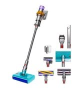 Бездротовий пилосос Dyson V15 Detect Absolute Yellow/Nickel 2022 (SV47) (446986-01) EU
