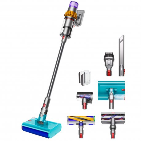 Бездротовий пилосос Dyson V15 Detect Absolute Yellow/Nickel 2022 (SV47) (446986-01) EU
