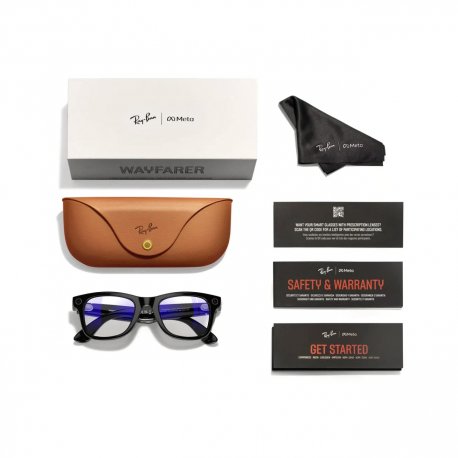 Смарт-окуляри Ray-Ban Meta Wayfarer Shiny Black Frame Clear Lenses