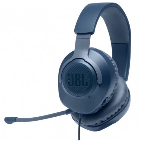 Гарнитура игровая JBL Quantum 100 Blue (JBLQUANTUM100BLU)