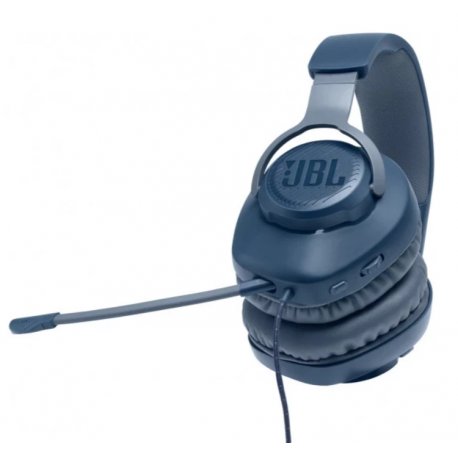 Гарнитура игровая JBL Quantum 100 Blue (JBLQUANTUM100BLU)