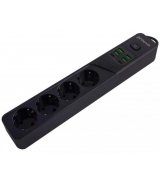 Подовжувач Proove Power Socket P-04 4 розетки + 4USB + 2Type-C (2m) Black (PSP442420001)