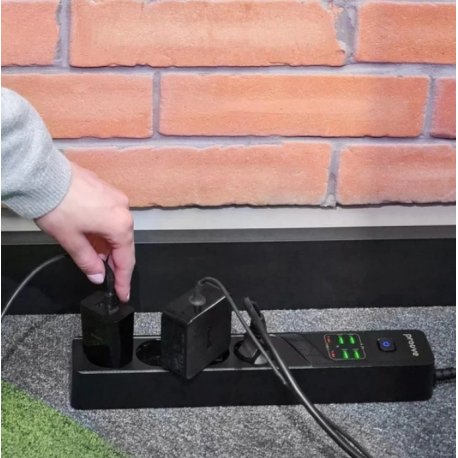Удлинитель Proove Power Socket P-04 4 розетки + 4USB + 2Type-C (2m) Black (PSP442420001)