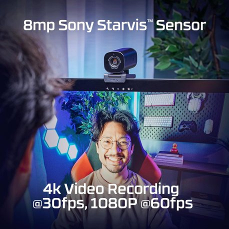 Веб-камера HyperX Vision S 4K (75X30AA)