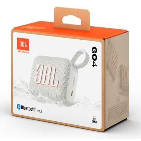 Портативная акустика JBL Go 4 White (JBLGO4WHT)
