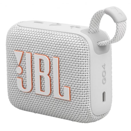 Портативная акустика JBL Go 4 White (JBLGO4WHT)