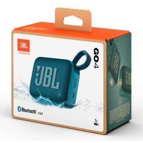 Портативная акустика JBL Go 4 Blue (JBLGO4BLU)