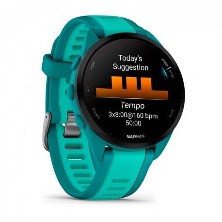 Смарт-годинник Garmin Forerunner 165 Music Turquoise/Aqua (010-02863-32)