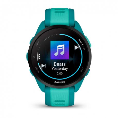Смарт-годинник Garmin Forerunner 165 Music Turquoise/Aqua (010-02863-32)